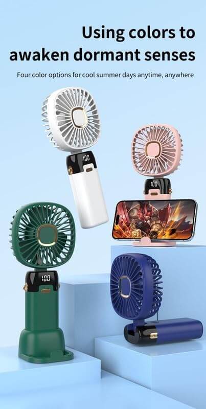 rechargeable handheld fan