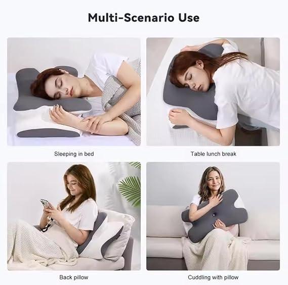 Premium Memory Foam Neck Pillow – Orthopedic Support for Tailbone.