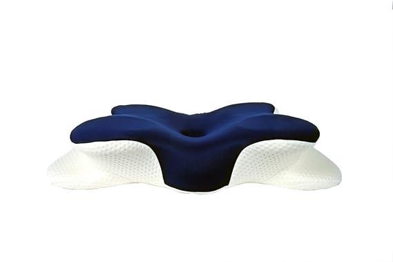 Premium Memory Foam Neck Pillow – Orthopedic Support for Tailbone.