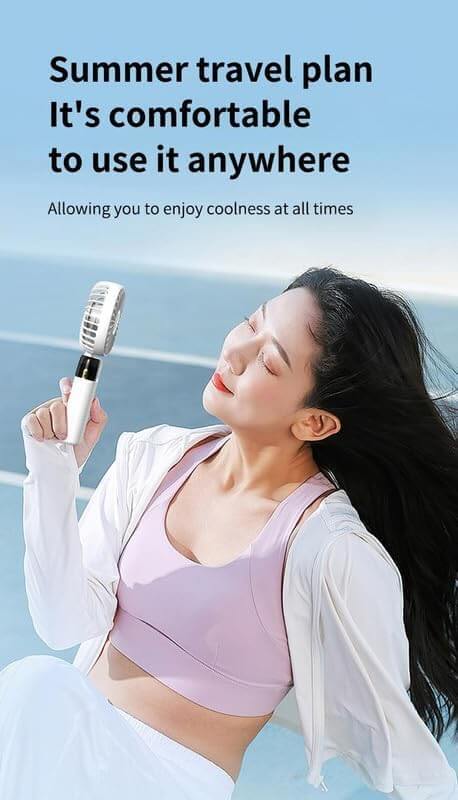 rechargeable handheld fan