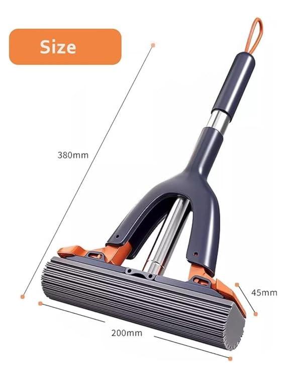 Mini Sponge Mop with 2 Super Absorbent Refills.