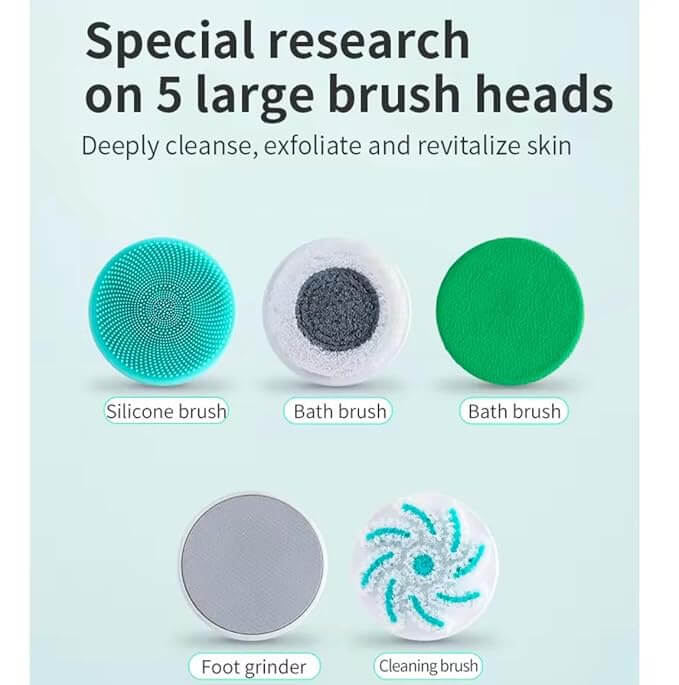 Electric Bath Brush Rechargeable Back Washer.