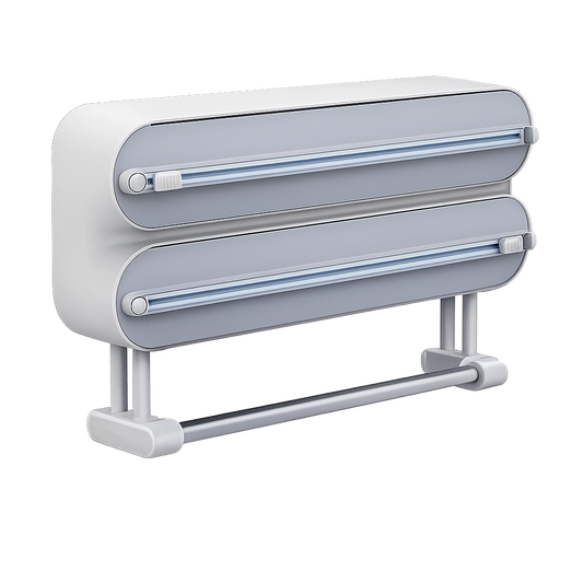 Wrapping Paper Cutter for Kitchen Foil and Cling Wrap Dispenser