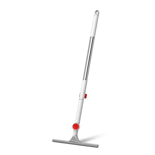 Flat Floor Cleaning Mop with 360° Rotating Head & Dual-Sided Microfiber Pad