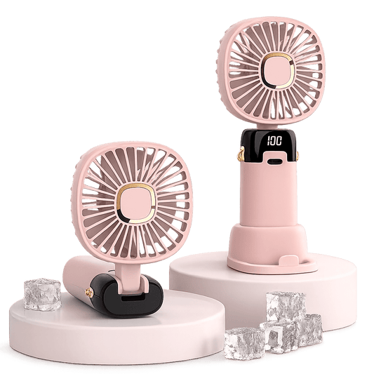 Rechargeable Handheld Fan | Portable Foldable Cooling Fan