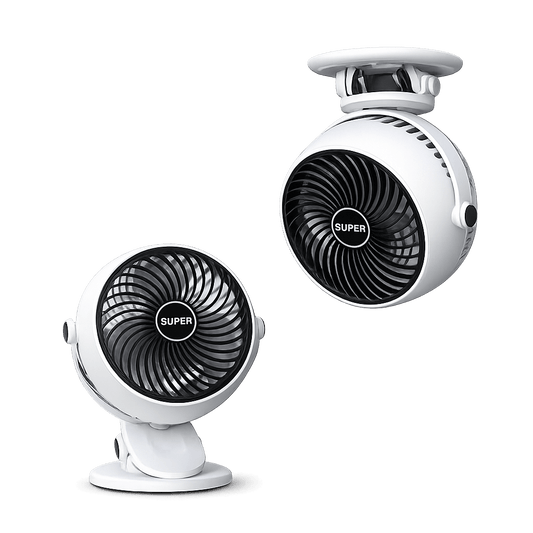 Table Fan with Auto Oscillation & Rechargeable Battery