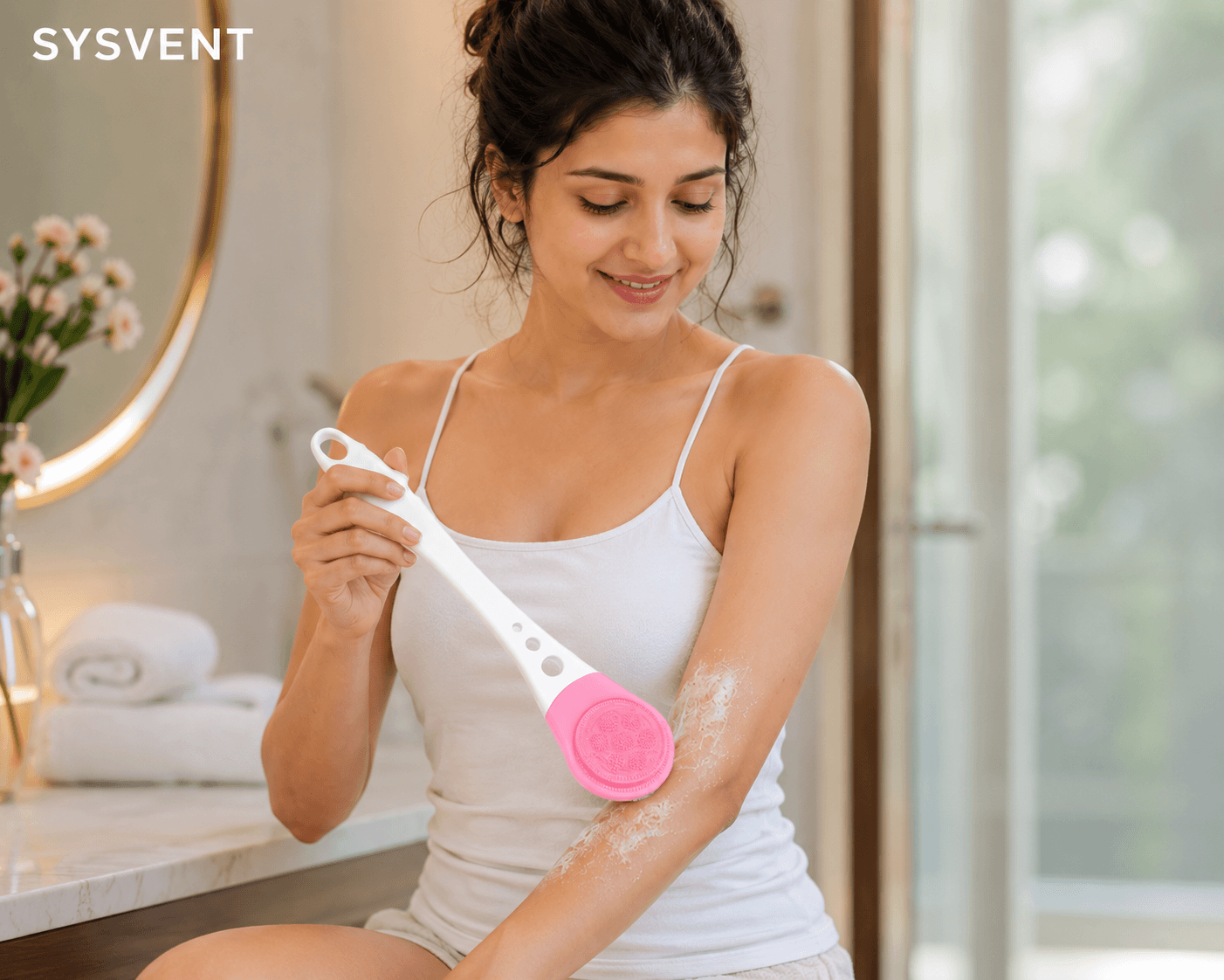 silicone body scrubber